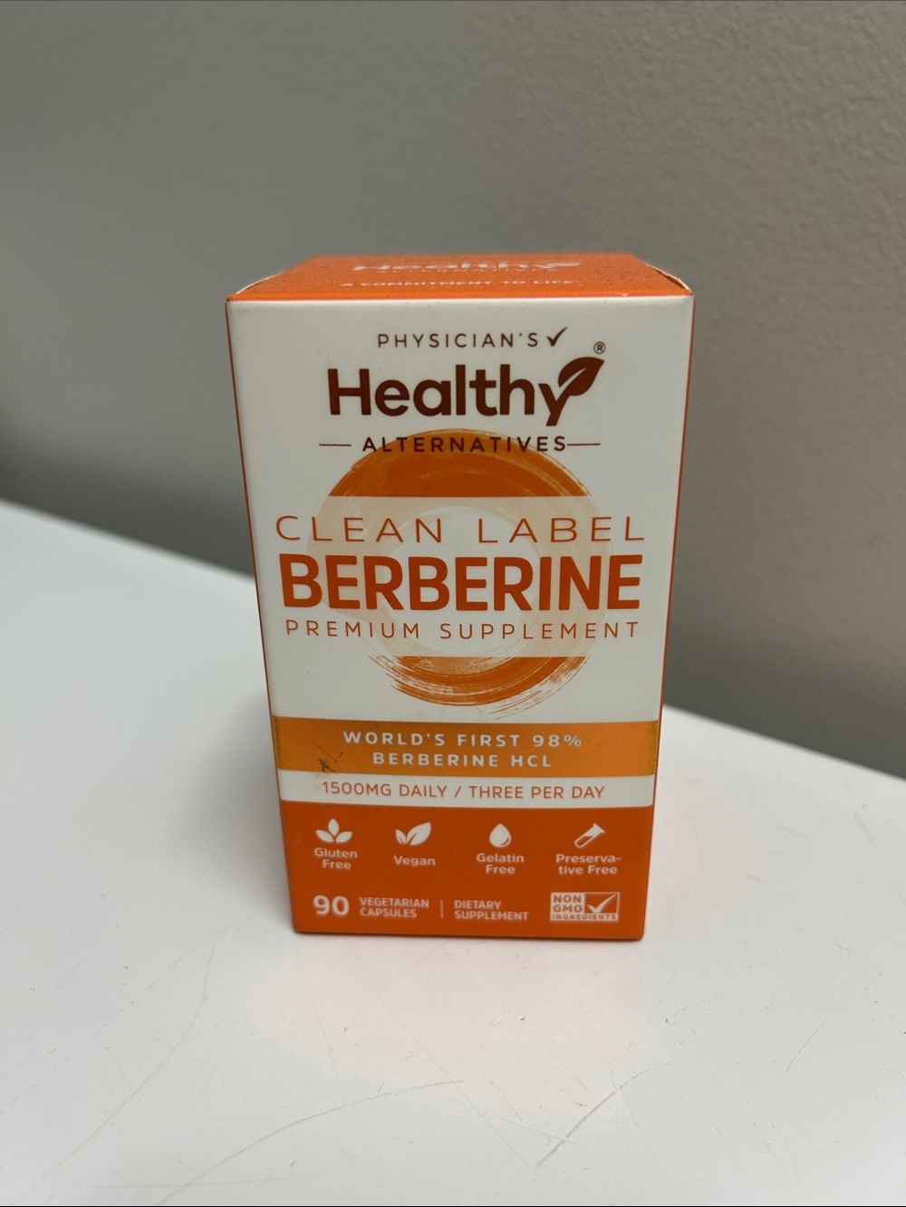 Physician's Healthy Alternatives Clean Label Berberine -New